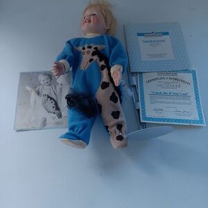 Ashton Drake Caught In The Act Porcelain Doll Catch Me If You Can Collection MIB